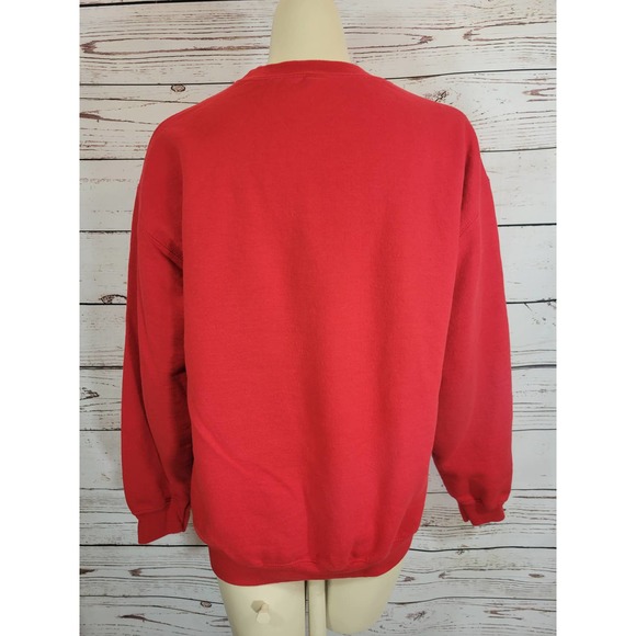 Pullover Sweatshirt S4E Red I'm Dreaming of a Wine Christmas Size Medium - Picture 2 of 8